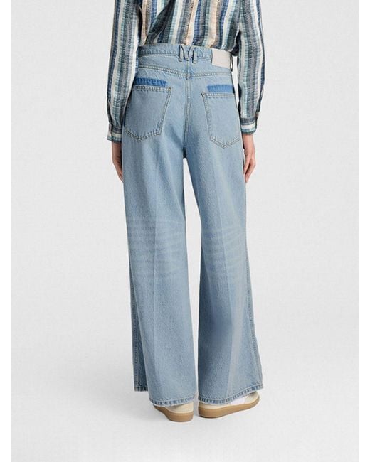 Momoní Blue Momon&Igrave Trousers