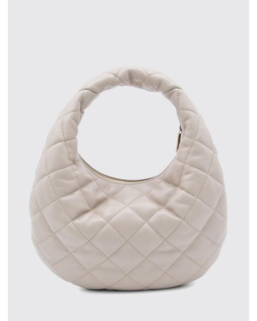 Saint Laurent White Icarino Quilted Nappa Hobo Bag