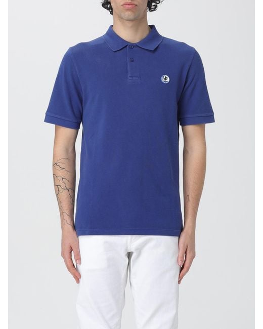 Polo Hombre Save The Duck de hombre de color Blue