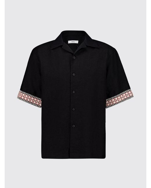 Camicia di Commas in Black da Uomo