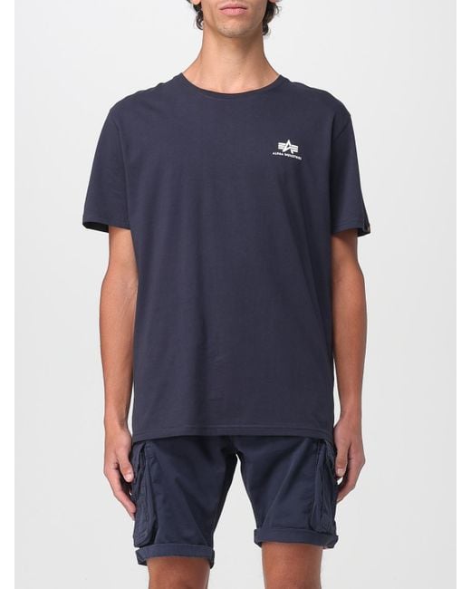 Alpha Industries Blue T-Shirt for men
