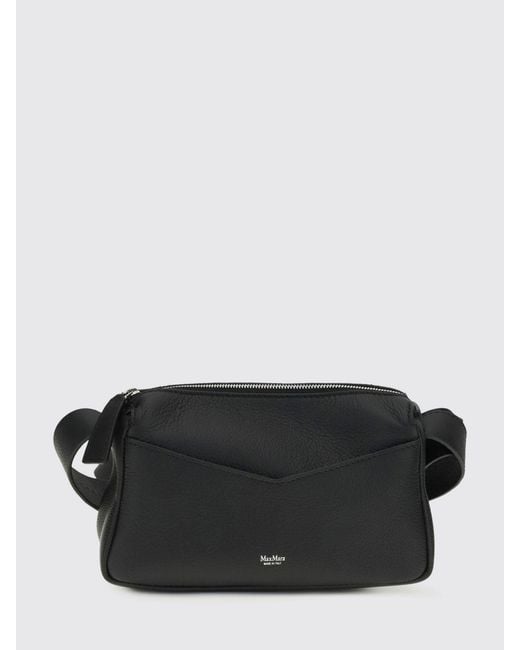 Max Mara Black Skipper Leather Bag