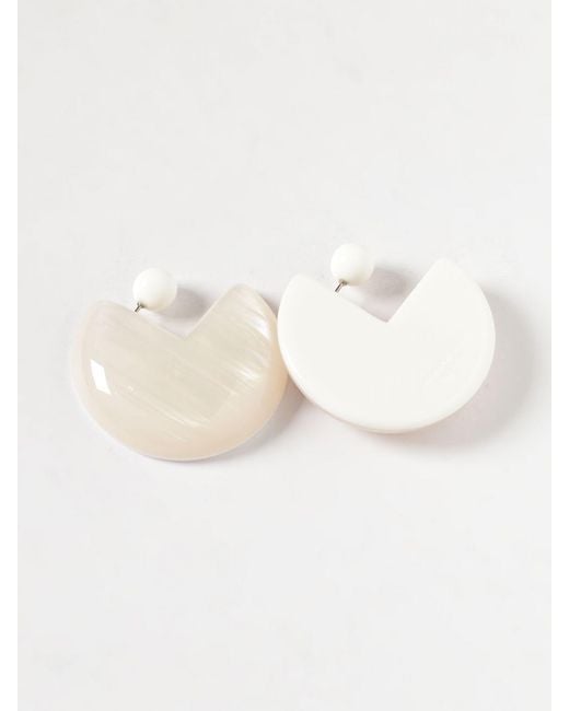 Emporio Armani Natural Marbled Resin Earrings