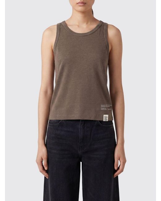 Golden Goose Deluxe Brand Blue Linen Top