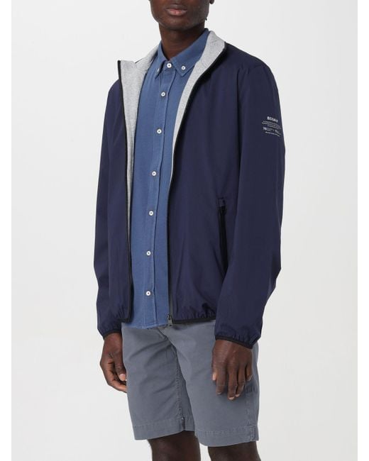 Ecoalf Blue Jacket for men