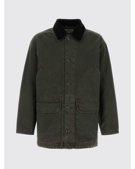 Carhartt Gray Cotton Jacket for men