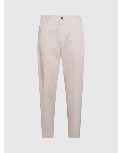 Eleventy Natural Linen Blend Chino Trousers for men
