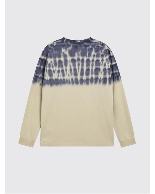 J.W. Anderson Blue Cotton T-Shirt With Logo for men