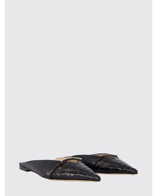 Tom Ford White Mules Aus Leder Mit Python-Print