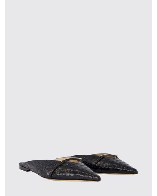 Tom Ford White Python Print Leather Mules