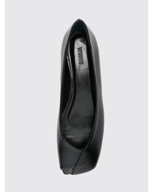 Alohas White Katia Leather Ballet Flats