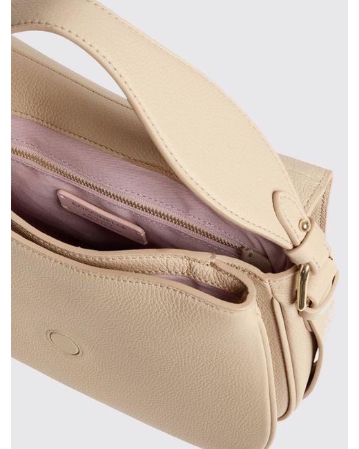 Coccinelle Natural Mavery Grained Leather Bag