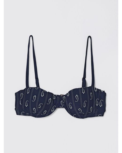 Tory Burch Blue Bikini Swimsuit