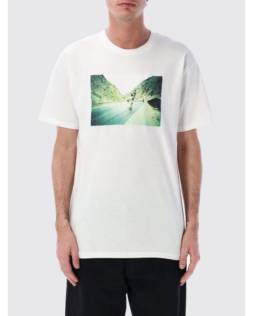Obey Green Printed Cotton T-Shirt for men
