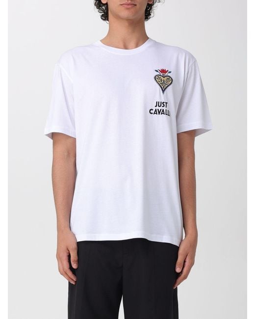 Just Cavalli White T-Shirt for men