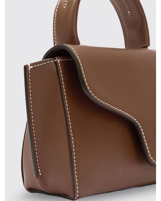 Atp Atelier Brown Montalcino Leather Handbag