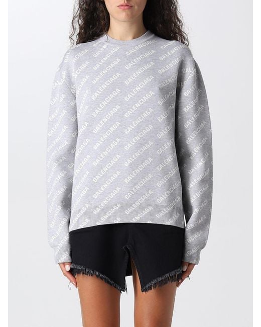 balenciaga sweater mens grey