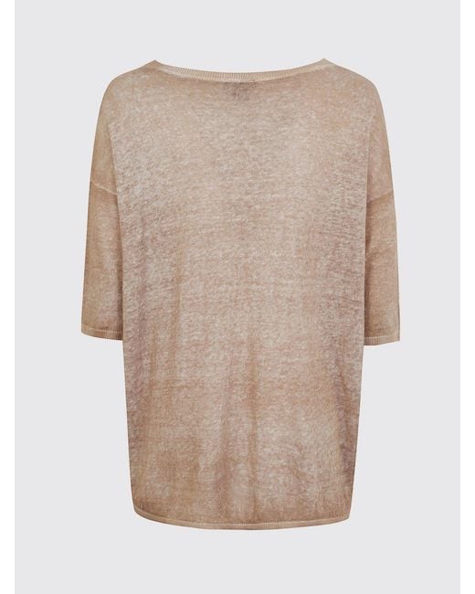Avant Toi Natural Crew Neck Knit
