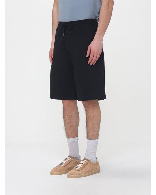 Brunello Cucinelli Black Cotton Shorts for men
