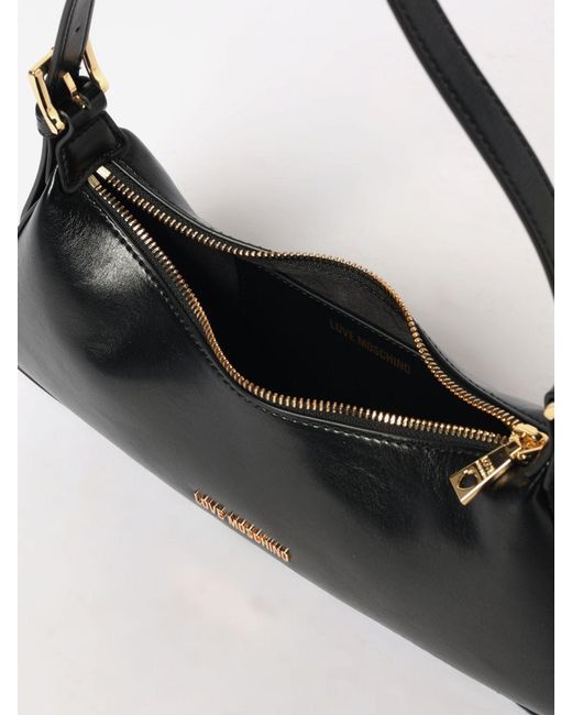 Love Moschino Black Faux Leather Bag