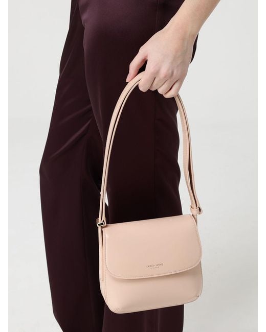 Giorgio Armani Natural La Prima Palmellato Leather Bag