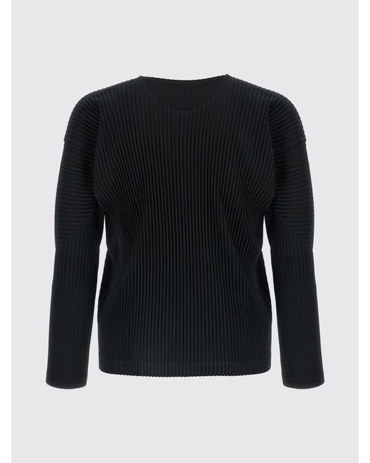 Homme Plissé Issey Miyake Black T-Shirt for men