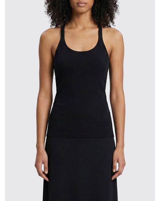 Tom Ford Black Silk Blend Top