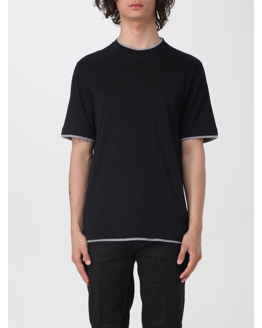 Brunello Cucinelli T-shirt in Black für Herren