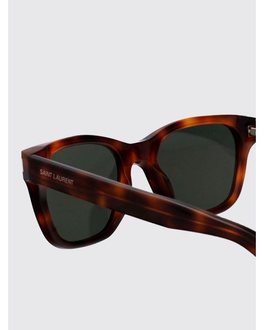 Saint Laurent Black Cat-Eye Square Sunglasses for men