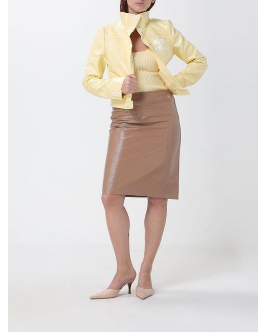 Courreges Natural CourrÈ Ges Skirt