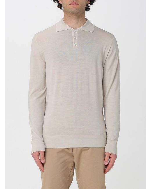 Barena White Wool Polo Shirt for men