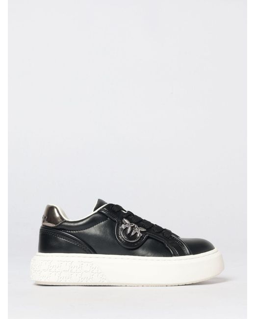 Pinko White Yoko 06 Leather Sneakers