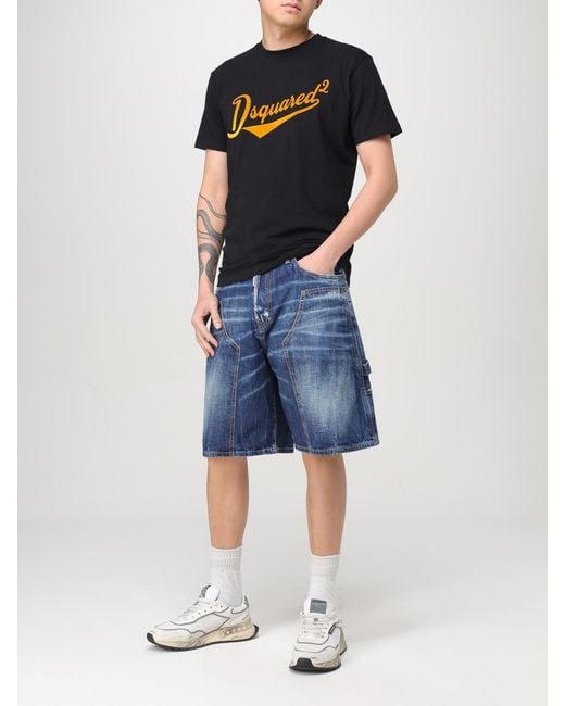 DSquared² Black T-Shirt for men
