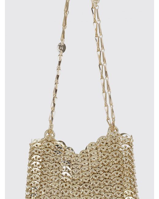 Rabanne White Schultertasche Damen