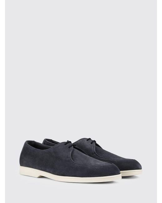 Doucal's White Suede Derby for men
