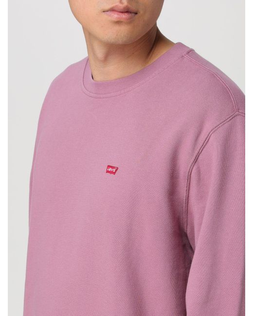 Levi's Pink Sweatshirt for men