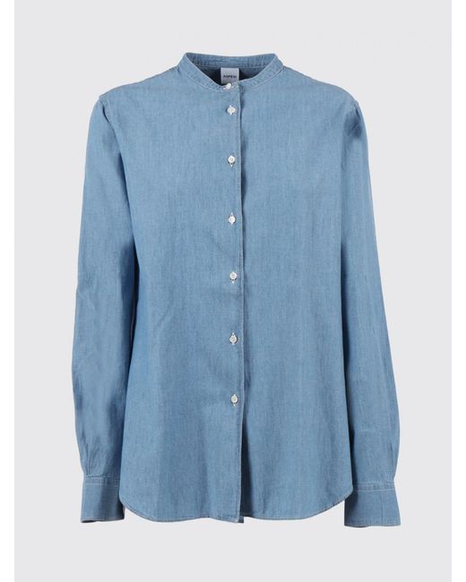 Aspesi Blue Cotton Shirt