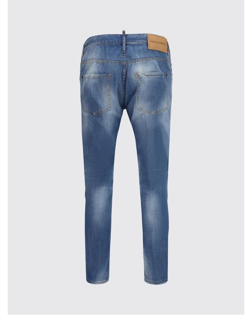 DSquared² Blue Skinny Fit Stretch Denim Jeans for men