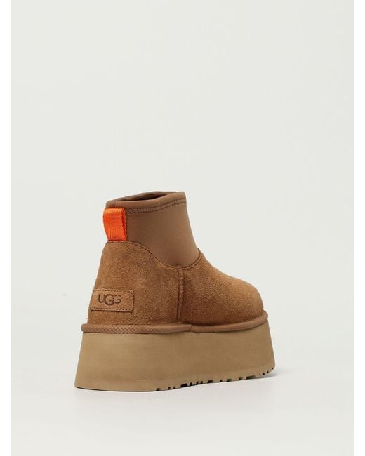 Ugg Brown Flat Ankle Boots