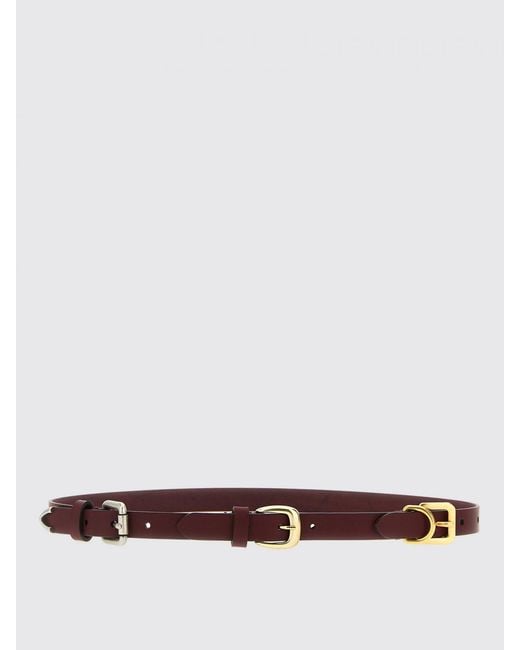 Etro White Calf Leather Belt