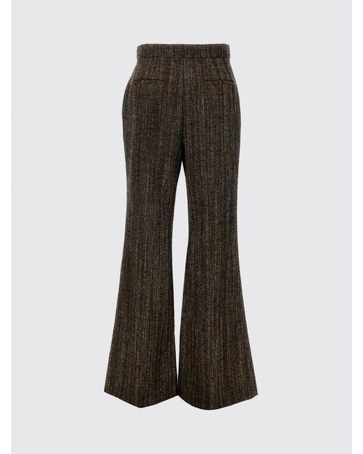 Fendi Brown Wool Trousers