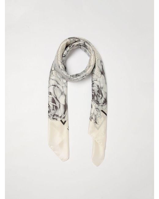 Liu Jo Natural Peony Printed Polyester Foulard