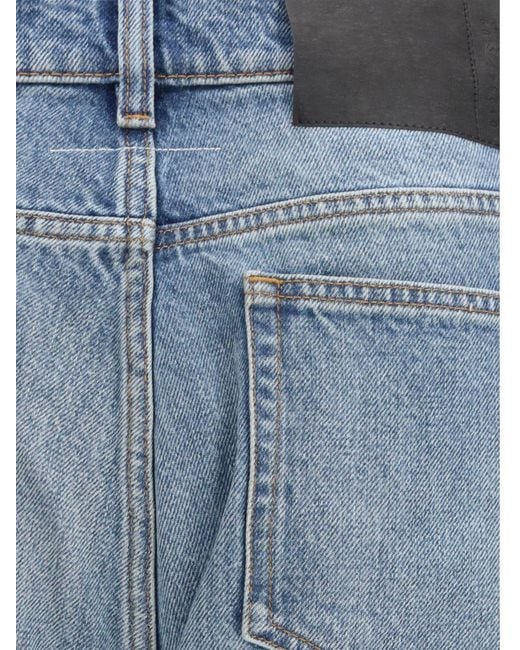 MM6 by Maison Margiela Blue Straight Denim Jeans for men