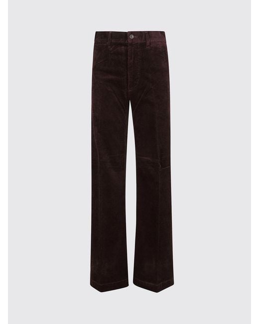 Polo Ralph Lauren Brown High-Waisted Corduroy Flare Trousers
