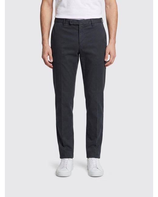 Incotex Blue Tailored Trousers for men