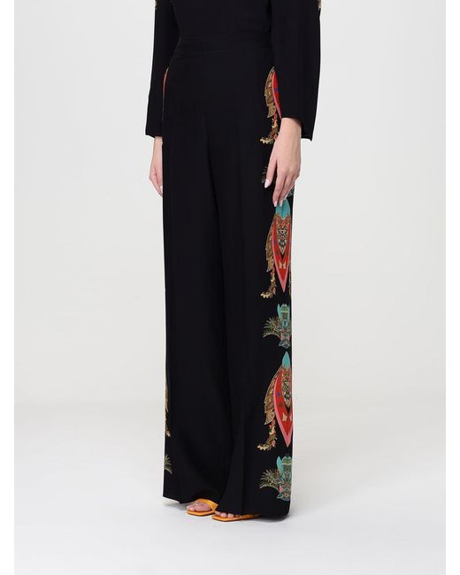Etro Black Palazzo Trousers