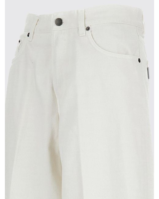 Vaqueros De Pierna Recta De Denim Haikure de color White