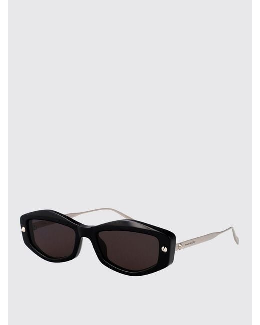 McQueen Black Sunglasses Am0482S