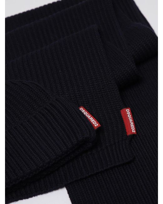 Set Sciarpa + Cappello di DSquared² in Black da Uomo