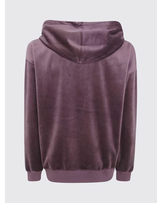 Y-3 Purple Zipped Hoodie for men